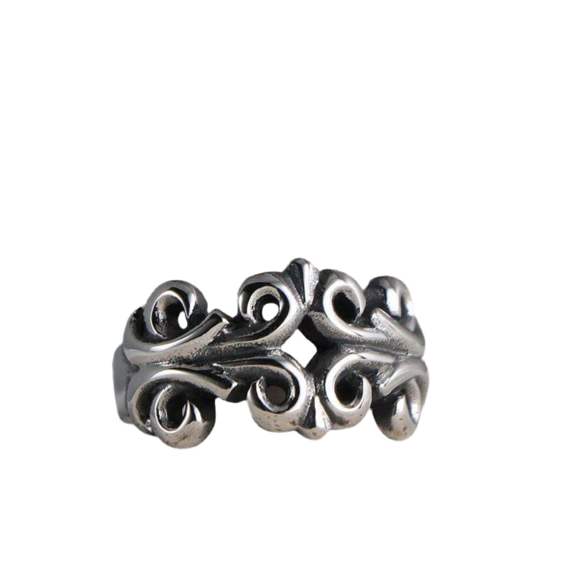 Chrome Hearts Fleur Band Ring