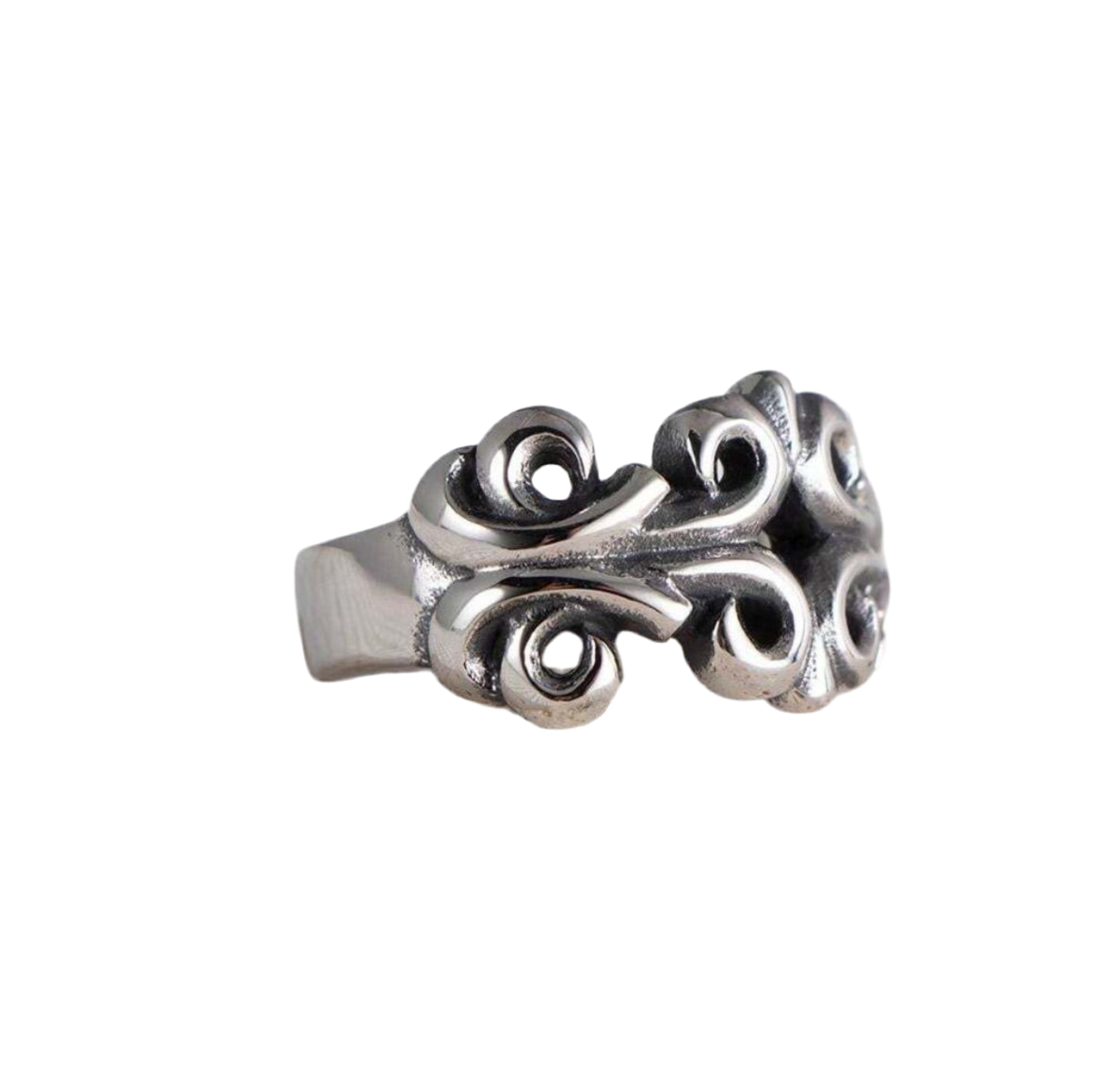 Chrome Hearts Fleur Band Ring