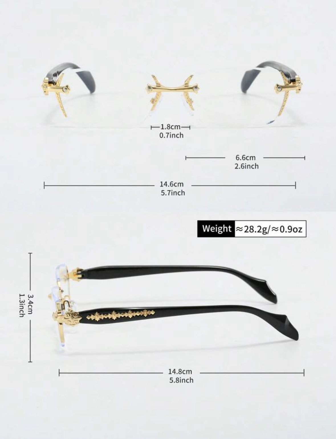 Chrome Hearts Rimless