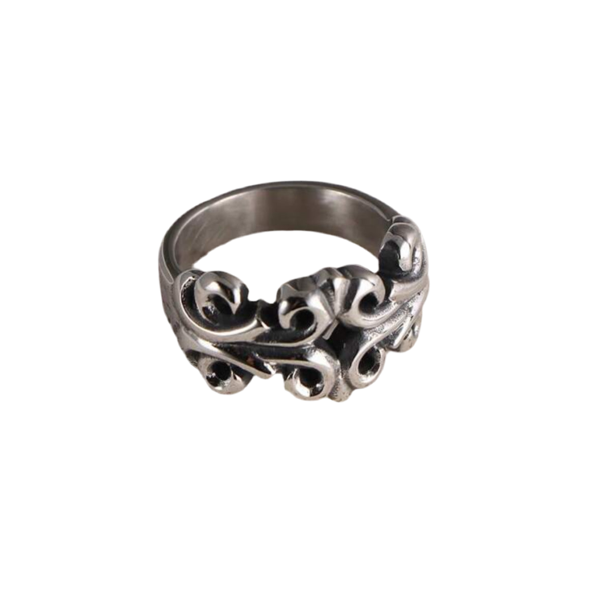 Chrome Hearts Fleur Band Ring