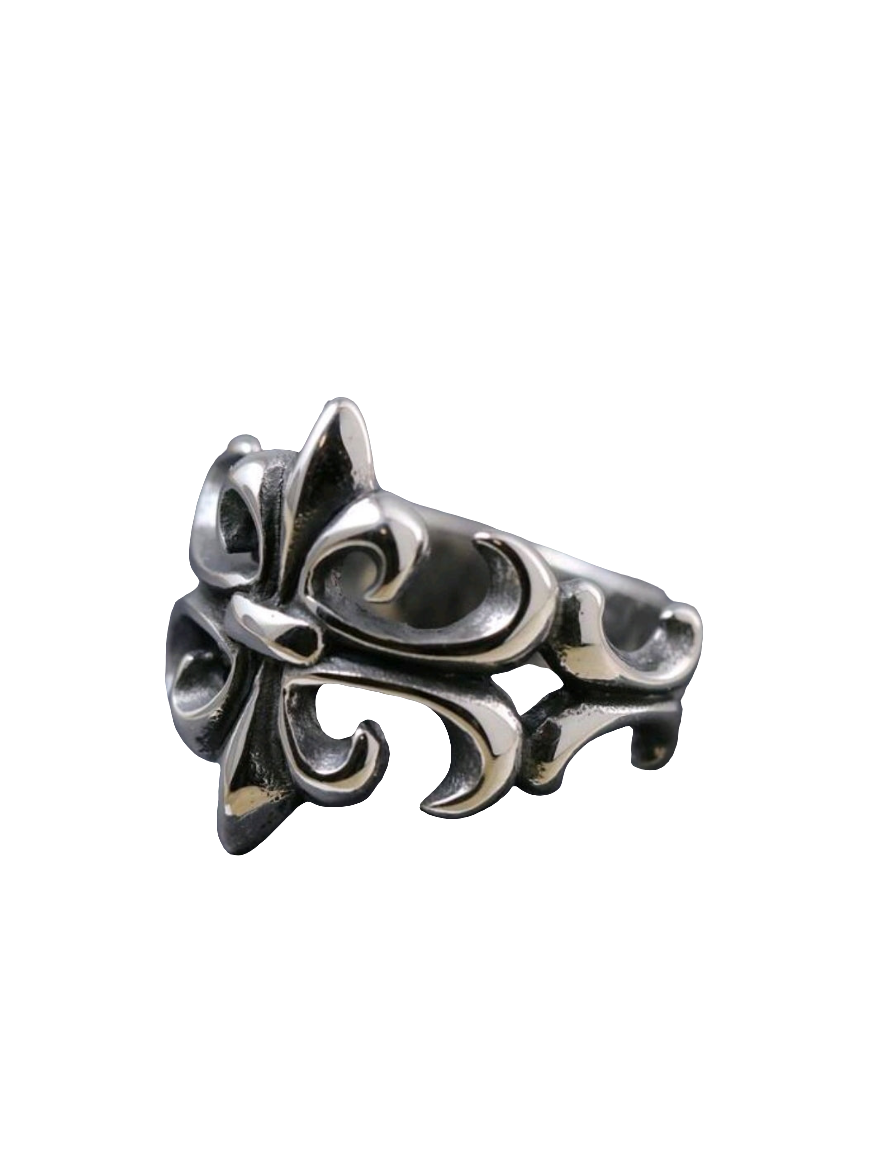 Chrome Hearts Style Stainless Steel Cross Ring