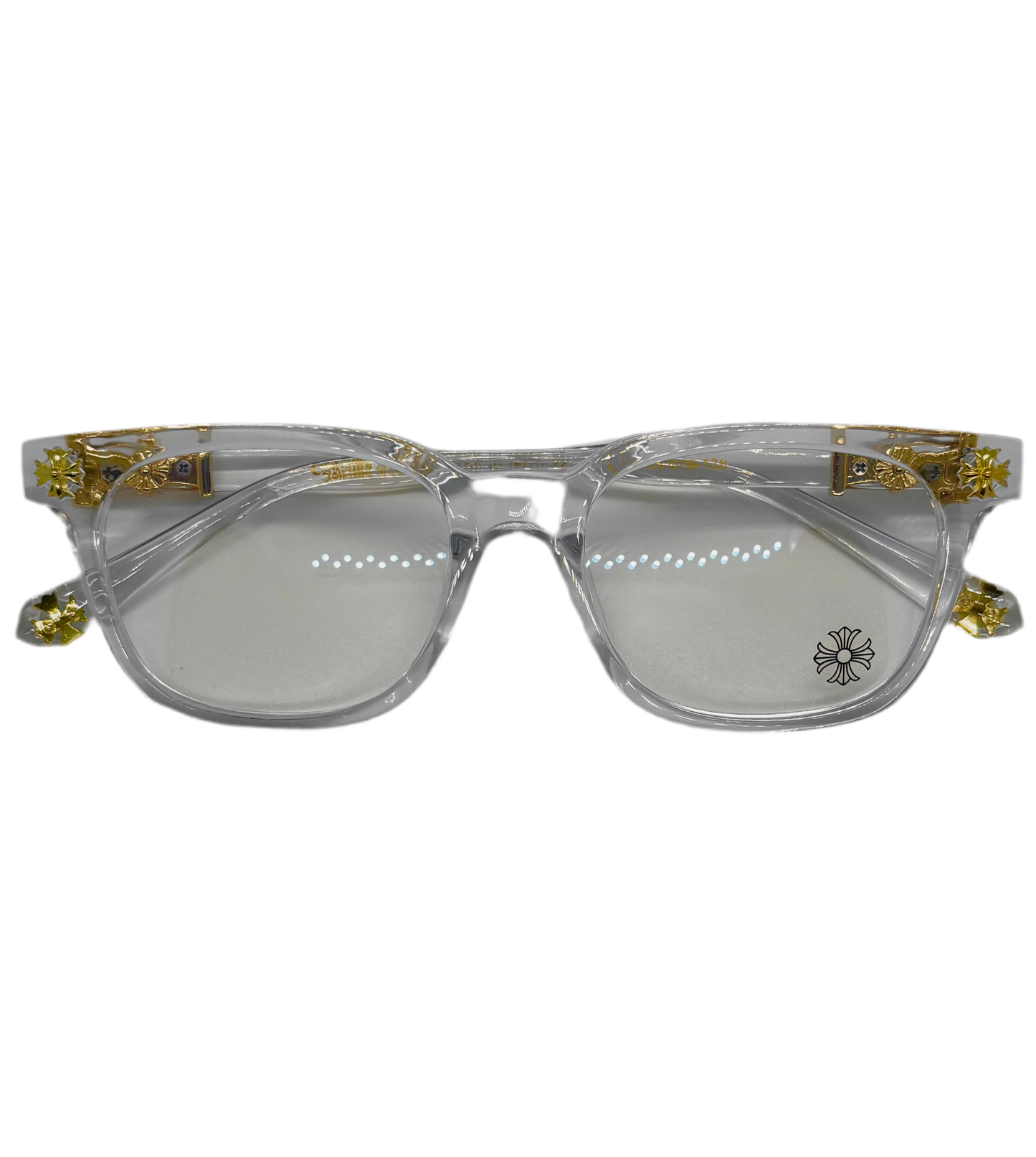 CHROME GLASSES - gold