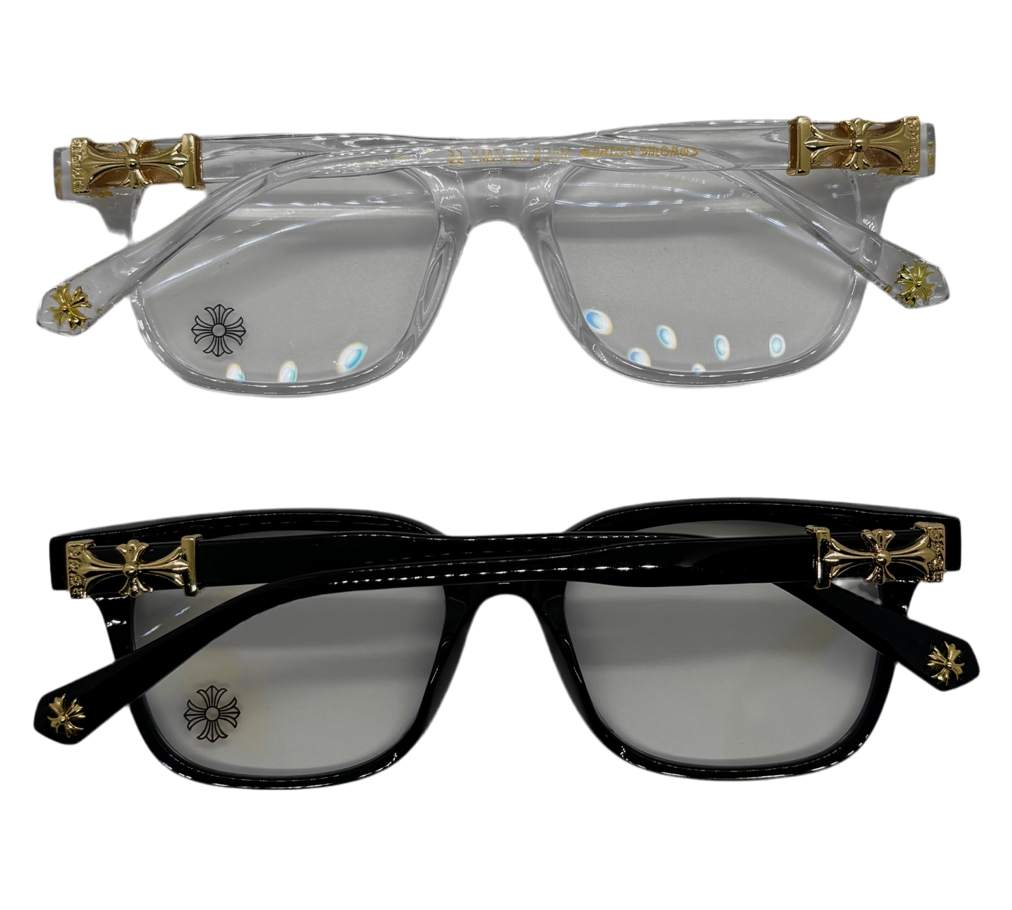 CHROME GLASSES - gold
