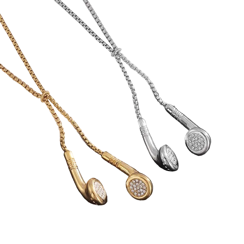 Earphone necklace
