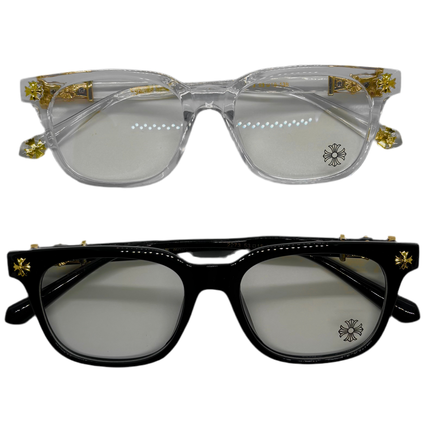 CHROME GLASSES - gold