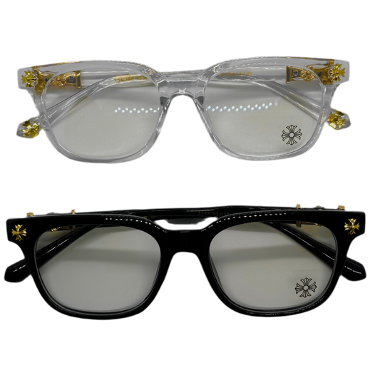 CHROME GLASSES - gold