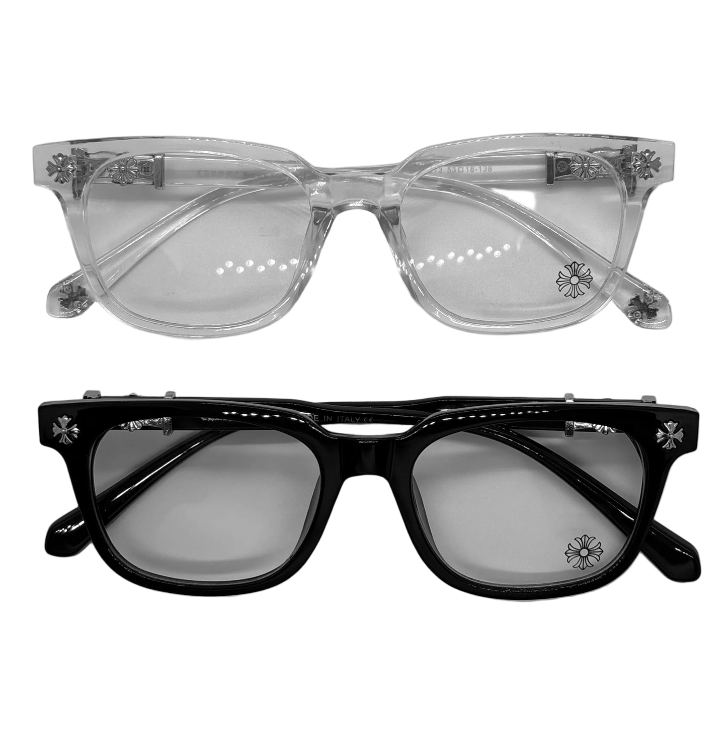 CHROME GLASSES - cross