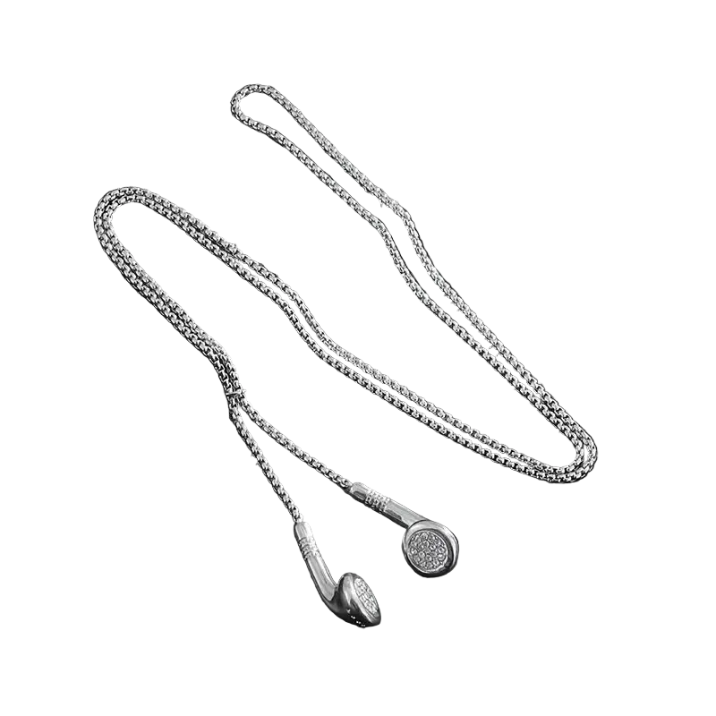 Earphone necklace