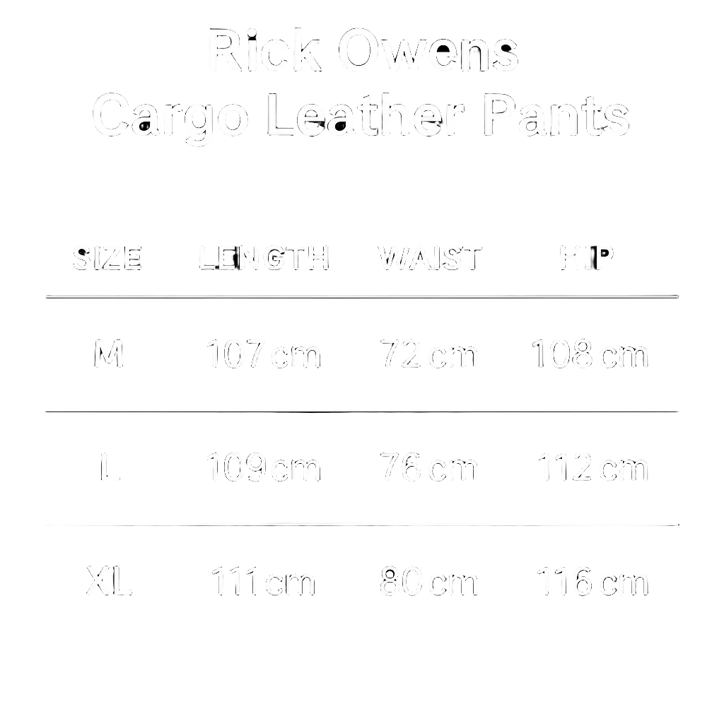 Rick Owen’s darkshdw cargo