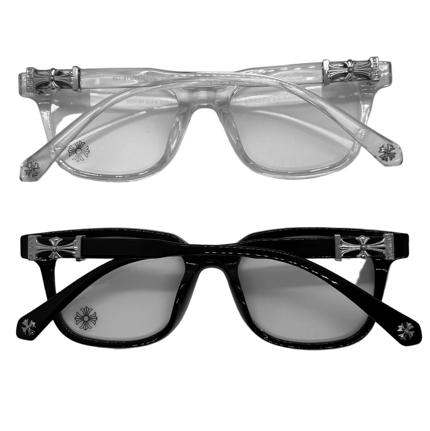 CHROME GLASSES - cross