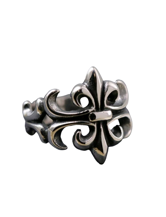 Chrome Hearts Style Stainless Steel Cross Ring