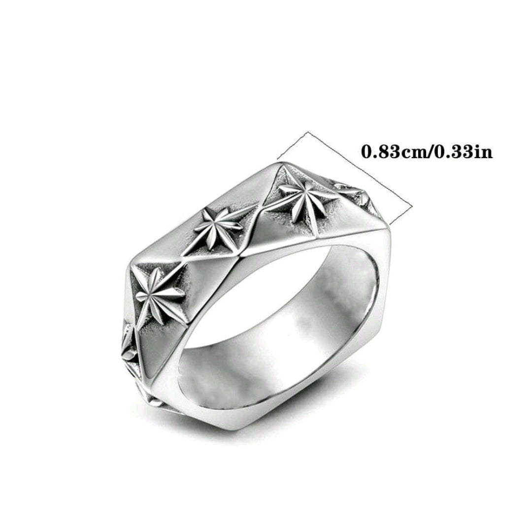 Chrome Hearts Style 3D Skull Ring – Punk Edition